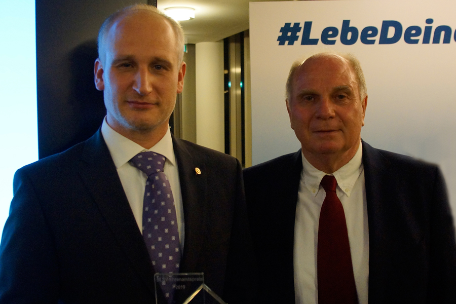 Peter Demmelmayr mit Uli Hoeneß